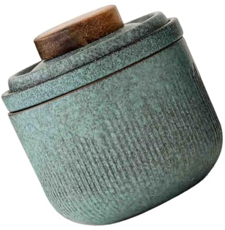 Milisten Service à Thé de Voyage en Céramique Tasse à Thé et Étui de Transport pour Randonnée Vert Matcha Portable