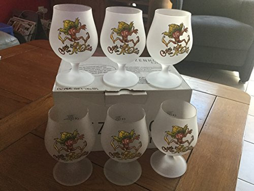 Trolls Lot de 6 Verres a Biere cuvee des 25cl Neuf