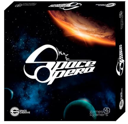 Games 4 Gamers Space Opera – Juego de Mesa de Conquista Espacial | Pandemia Galáctica y Supervivencia | Deckbuilding Competitivo | +14 Años y de 2 a 4 Jugadores