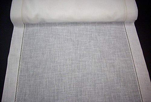 TENDE A VETRO - PANNELLO - VENDITA A METRO - LARGHEZZA Cm 35-40-45-50-60-65-70-80-85-90-100-120 - TESSUTO 100% POLIESTERE EFFETTO LINO (100 cm)