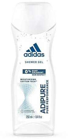Adidas Adipure Pure Performance - Gel doccia da donna, confezione da 3 (3 x 250 ml)