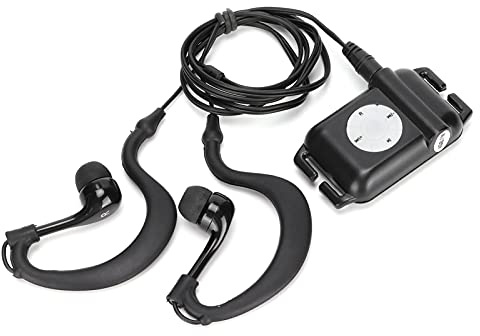 Dilwe Lettore MP3 Impermeabile IPX8, Lettori MP3 Portatili da 4 GB con Cuffie, Lettore Musicale in Formato MP3/Lossless da 8-10 Ore con Cavo USB, Borsa per Nuoto, Surf, Corsa, Passeggiate, Spa