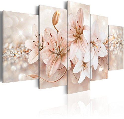 B&D XXL - Akustikbild 225x112 cm Bilder mit Akustikschaumstoff Hochleistungsschallabsorber Schallschutz Leinwandbild XXL 5 tlg Wandbild b-A-0297-b-o