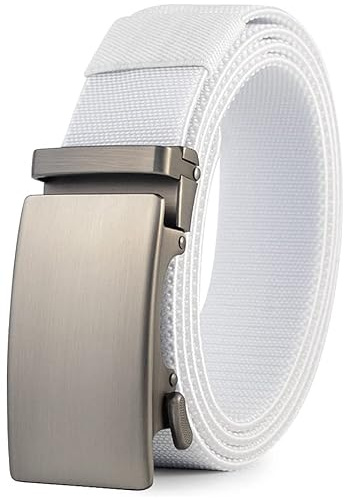 DOOPAI Elastische Golf Gürtel für Männer,Nylon Ratsche Stretchgürtel