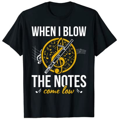 Fagott für Fagott Spieler Fagott Musiker Fagott Fagott T-Shirt