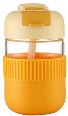 Gourde Sport 350 ml bouteille d'eau de sport de sport mignonne girl d'eau avec une tasse de paille bouteille d'extérieur for une pichet d'eau Bouilloire femelle Réutilisable Bouteille d'eau ( Blue : C