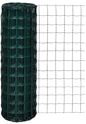 INLIFE Gartenzaun Maschendraht Gitterzaun Schweißgitter 10x1,2m,5.06kg,140574