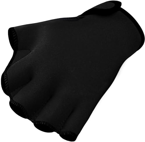 Thapower Aquatic Webbed Swim Gloves - Increase Fitness and Training, Resistance Paddles for Men, Women and Children - Improve Swimming in Water