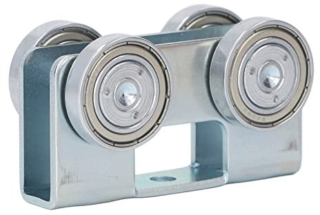Carrello di Montaggio, Rulli Per Porta Scorrevole a 4 Ruote, Trave in Acciaio Legato, Porta Scorrevole Per Tende, Paranchi di Sollevamento, Accessori Per Porte Scorrevoli di Capannoni