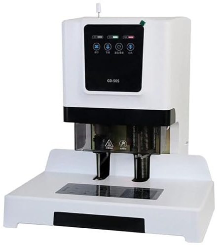 Bill Voucher-Bindemaschine, elektrische Heißschmelzniet-Rohrbindemaschine, 50 mm Dicke, vollautomatische Nylon-Rohr-Buchbindemaschine für das Binden in der Schule und im Büro