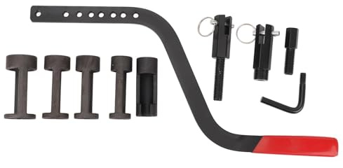 Acouto Outil de Compression de Ressort de Soupape, Ensemble avec Barre de Levier et Dispositifs de Traction pour Le Démontage et L'installation du Ressort de Soupape Automobile, Kit de