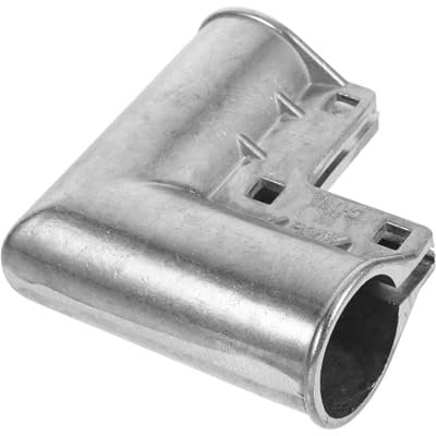 HOMOCONO Gate Corner Fitting Chain Link Fence Elbow Connector Secure Stable Design for Residential Agricultural Use Aesthetic Enhancement for Outdoor Spaces