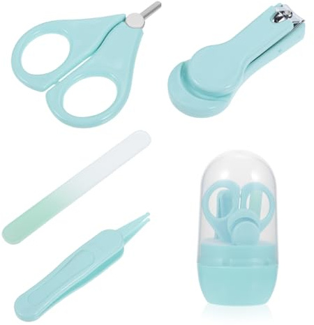 ANDRESLAD 1satz Nagelpflege Set Mit Sicherem Nageltrimmer Kanten Für Neugeborene Und Kleinkinder Mit Süßem Aufbewahrungskoffer Für Empfindliche Nägel