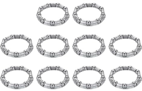 QUARKZMAN 10 Stück Kugellagerkäfige für Tretlager Fahrrad, 31mmx22mm(ADxID) Kugelring für Innenlager, Radlagerhalter und Nabe