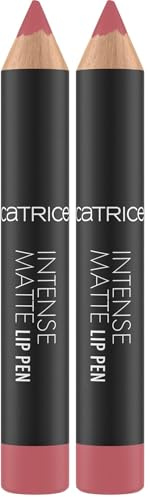 Catrice Intense Matte Lip Pen, Lippenkonturstift, Nr. 080, Nude, mit Vitaminen, pflegend, mit Ölen, matt, vegan, ohne Parabene, ohne Mikroplastikpartikel, Nanopartikel frei, 2er Pack (1.2g)