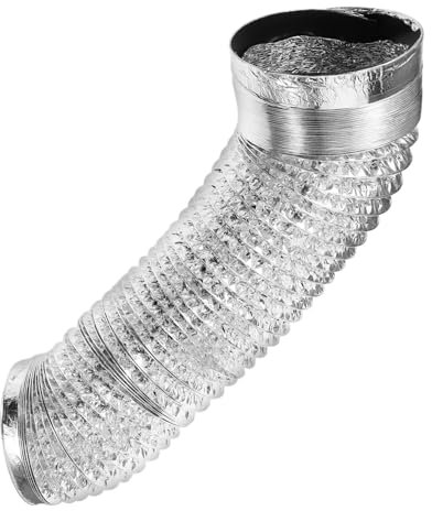 DIYEAH Tuyau Échappement Flexible pour Cuisine Conduit pour Ventilation Remplacement Facile à Haute Température