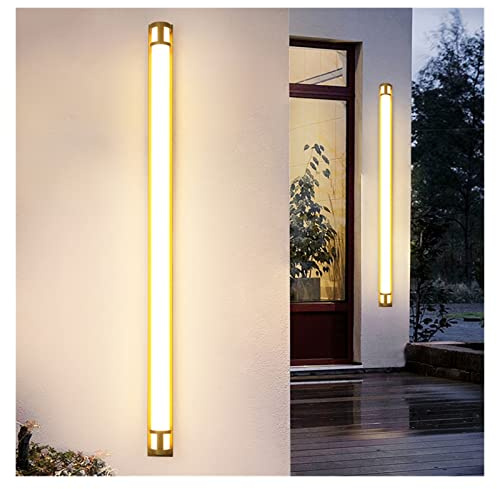 GWJKG Lampade Parete a LED con Telecomando corridoio la casa Illuminazione da Esterno per Esterni Black D Dimmono Dipinto