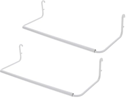 Mikikit 2 piezas Soporte para Toallas Extensible para Panel Perforado Compatible Tablero Estándar de Unidades Organizador Práctico para Baño y Cocina Fácil Instalación y Diseño Resistente