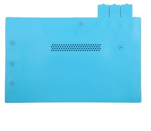 Oniissy Almohadilla de silicona antiestática para banco de trabajo con zona magnética y escala de medición para reparación de teléfonos móviles, equipos de soldadura, reparación de computadoras, 480