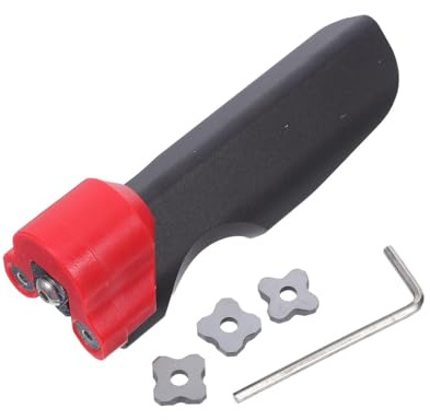 PENIKOKO Ensemble de 4 Rabots à Chants Manuels Réglables pour Travail du Bois, Pvc et Placage, avec Lames Chanfreinées de Rayon 1, 1.5, 2, 3 et Clé, Outil de Découpe Polyvalent
