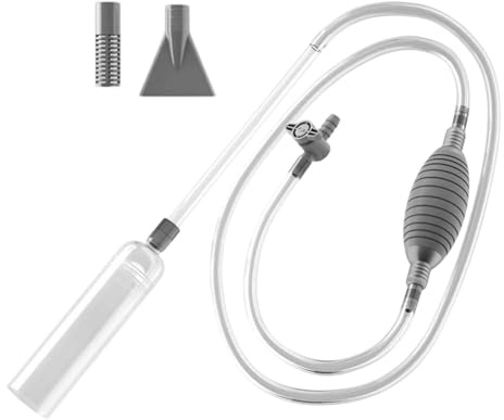 Générique Staubsauger für Aquarium | Manueller Wasserwechsler mit Siphon, Reiniger für Aquarien, Sand, Süßwasser, Algen, Substrat, Felsen, Marine, Höhlen, Angeln, Schildkröten