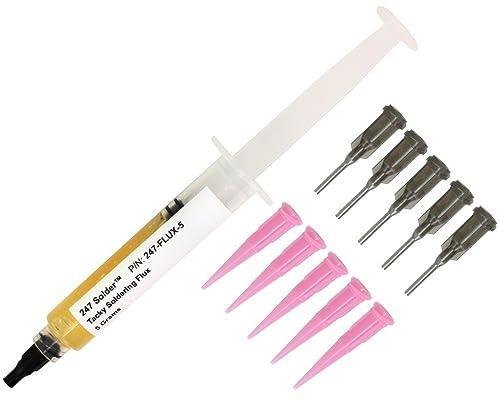 247 Solder 247-FLUX-5 No Clean Tacky Soldering Flux 5 Grams