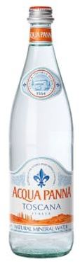 Acqua Panna Toscana Quellwasser, 250 ml Glasflasche (12 Stück, insgesamt 2,993 ml)