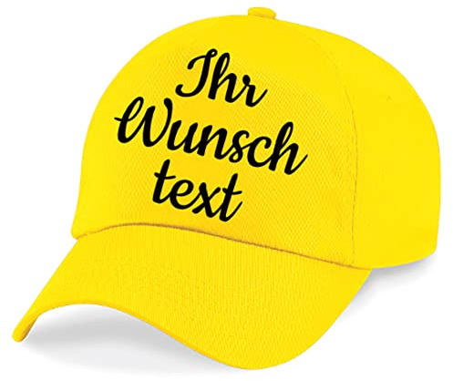 Deitert Kappe, Basecap mit Namen oder Wunschtext individuell Bestickt - über 20 Farben zur Auswahl - für Damen und Herren