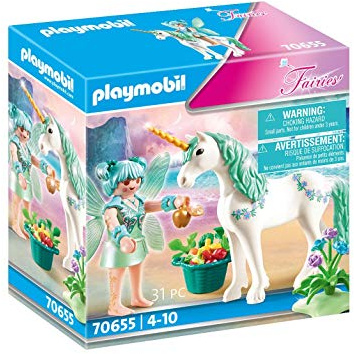 Playmobil Fairies 70655 enhörning med utfodring fe från 4 år