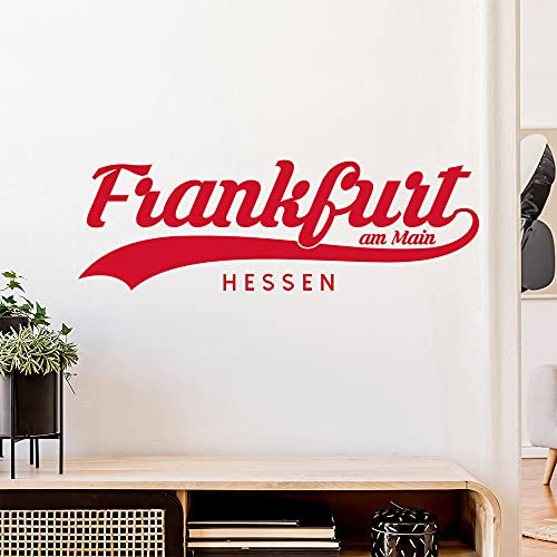 Frankfurt am Main Hessen Wandtattoo Wandaufkleber Wall Sticker - Dekoration, Küche, Wohnzimmer, Schlafzimmer, Badezimmer