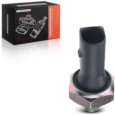 Frankberg Öldruckschalter Öldrucksensor 2-Polig 036919081B | Kompatibel mit A1 8X1 8XK,Leon 1M1,Leon 1P1,Exeo 3R2,A3 Sportback 8VA 8VF,Altea 5P1,EOS 1F7 1F8,Octavia II 1Z3,Leon SC 5F5