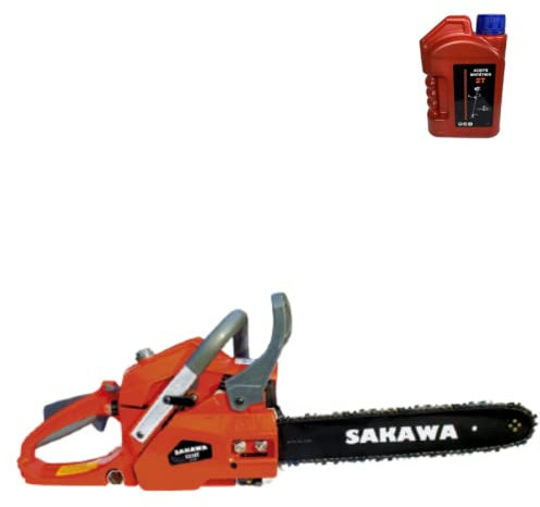SAKAWA Motosega Scoppio 38cc 16 + Olio 2 Tempi