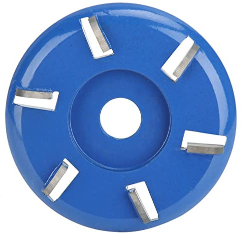 Fresa a Disco in Metallo Duro, Smerigliatrici Angolari Fresatura Intagliare Acciaio Dischi 6 Denti Power Shaping Dente Lama Taglio Utensile Foro per Smerigliatrice Angolare Lavorazione del Legno