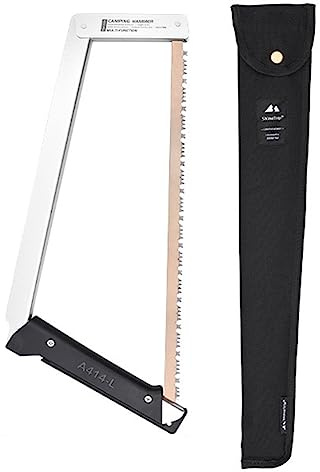 Biuteehvrt Multifunctional Folding Saw Portable Folding Bow Saw with Storage Bag for Wood Camping Woodworking Outdoor Tool