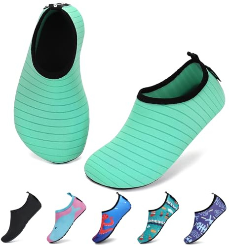 SAGUARO Kinder Badeschuhe Leicht Weich rutschfest Hausschuhe