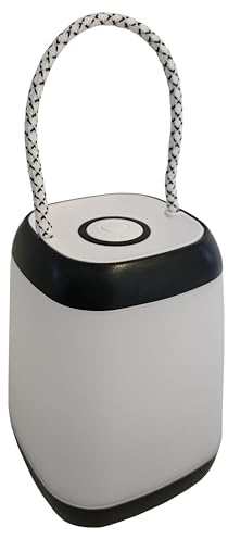 Lampe Leuchte kleine Tischleuchte LED warmweiß dimmbar tragbar batteriebetrieben (Schwarz)