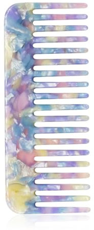 ALLY-MAGIC Wide Tooth Comb Large Hair Detangling Comb No Handle Detangler Combs for Curly Wet Dry Thick Curly Wavy Hair Y4-FXFS (Purple)