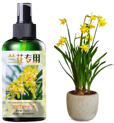Fellflying Fertilizzante liquido per orchidee, alimento per piante di orchidee | Fertilizzante liquido per la radicazione,Spray alimentare nutriente per piante, stimolatore della fioritura, 150 ml