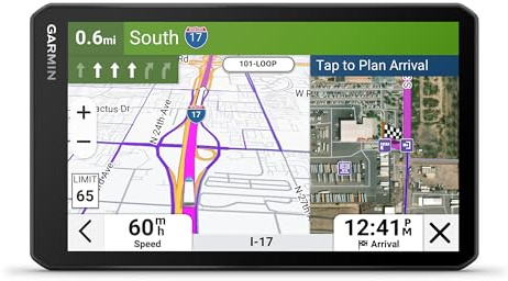 Garmin dēzl™ OTR720, Large High-Res 7” GPS Truck Navigator, Custom Truck Routing, Satellite Imagery, Wind Speed, Community-Shared Loading Docks, Truck Entrances & Parking Availability
