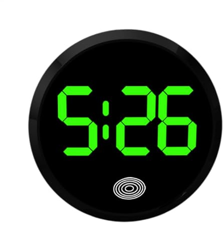 Reloj de salpicadero de coche digital LED resistente al agua pequeños luminosos relojes de ventilación de coche, reloj de tablero de instrumentos para el salpicadero, relojes de coche para