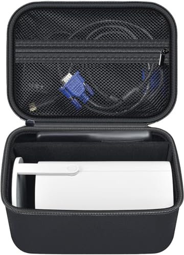 Mini Projector Case Compatible with Einyoumily for Xgody for Trunera for Technyon for Lillo for Magcubic HY300PRO Portable Projector 4K 1080P Support, Storage Holder for Accessories -Black(Bag Only)