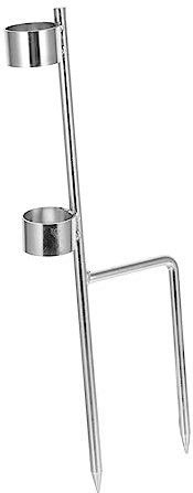 Sosoport Soporte para Sombrilla De Acero Inoxidable Galvanizado De 40 Cm Fijador para Sombrilla De Exterior Anclaje Y Estaca De Tierra.