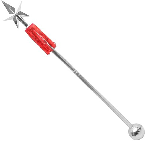 Dirigentenstock 90cm aus Edelstahl und Abs für Konzert | Silber, Musikshow und Bühnenauftritt, für Schüler und Lehrer, 1 Stück Zufällige Farbe