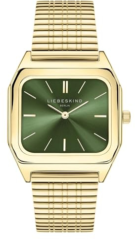 Liebeskind Berlin Damen Analog Quarz Uhr mit Edelstahl Armband LT-0351-MQ