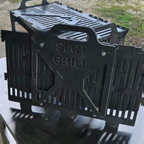 Barbecue pliable - Barbecue au charbon de bois compact - Bureau de barbecue pliable portable pour pique-nique, jardin, terrasse, camping, voyage