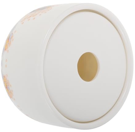 TOGEVAL Cenicero de Cerámica con Tapa Diseño y Antiviento para Interiores y Exteriores Resistente y Portátil para Hogar Oficina y