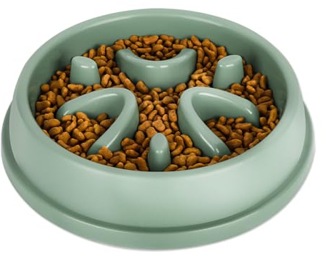 elzle Hundenapf, Antischlingnapf Hunde, Anti-Choke Slow Feeder Hundenapf, Fördert Eine Gesunde Ernährung und verlangsamt das Essen für alle kleinen/mittleren/großen Haustiere