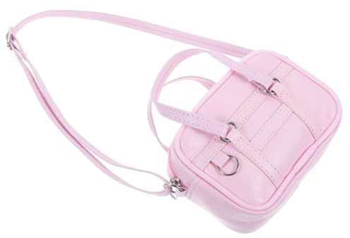 TOBBOMEY Doll Purse Miniature Crossbody Bag Versatile Handbag Accessory for Dolls Compatible with Multiple Brands for Imaginative Play and Styling