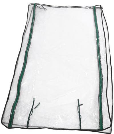 DECOMELODY Serre Extérieure Petite et Serre Intérieure Mini avec Bâche Transparente PVC pour Protection des Plantes Les Intempéries