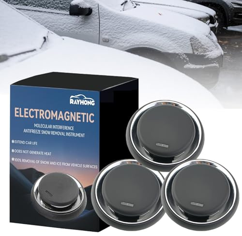 3PC Elektromagnetischer Eisschmelzenteiser,Auto Defroster Elektromagnetisch